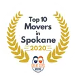 Top 10 ranked movers in Spokane, 2020