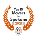 Top 10 ranked movers in Spokane, 2021